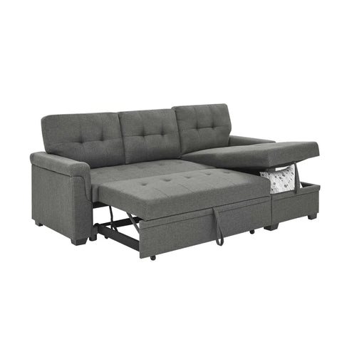 Sectional Sofa bed with storage.
