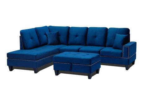 Sectional sofa Reversible 6 Seat with Ottoman