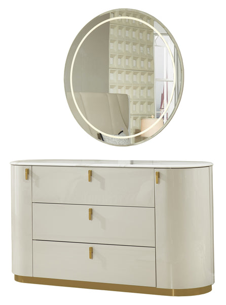 BEIGE Lacquer Bedroom Set. VFI 2406