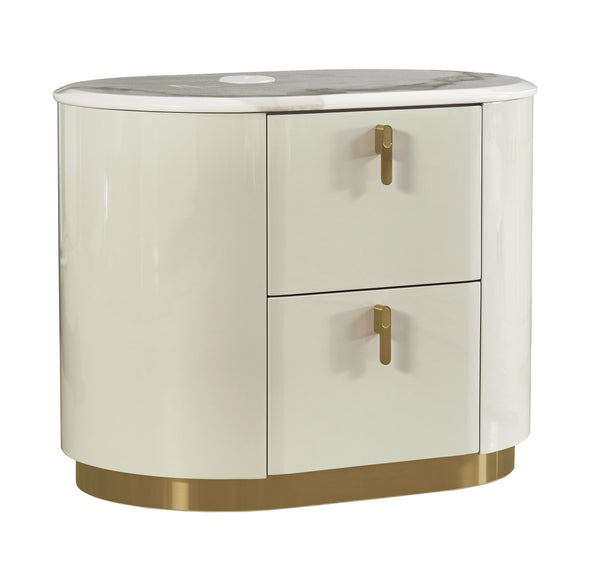 BEIGE Lacquer Bedroom Set. VFI 2406