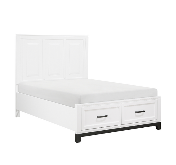 Garretson Bedroom Collection in Grey and White .1450WH