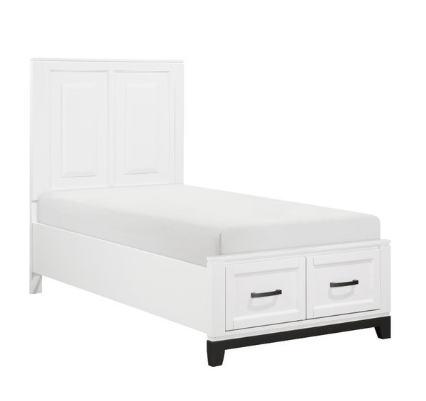 Garretson Bedroom Collection in Grey and White .1450WH