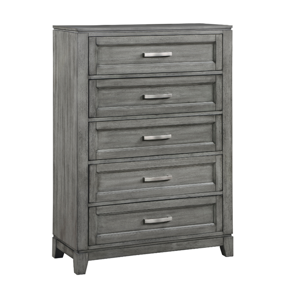 Garretson Bedroom Collection in Grey and White .1450WH