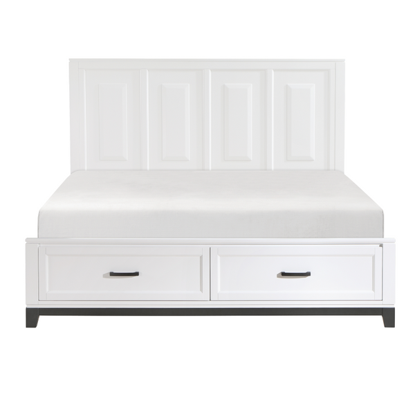 Garretson Bedroom Collection in Grey and White .1450WH