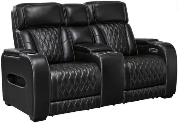 Boyington Power Recliner set with Hot or Cool Cup Holders.