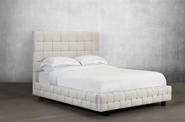 Cross Design Platform Bed R186