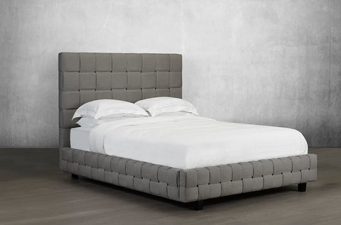 Cross Design Platform Bed R186