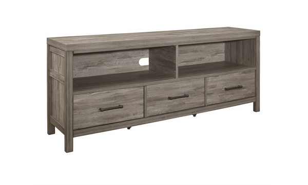 Bainbridge Collection  rustic style TV Stand and Side Piers.