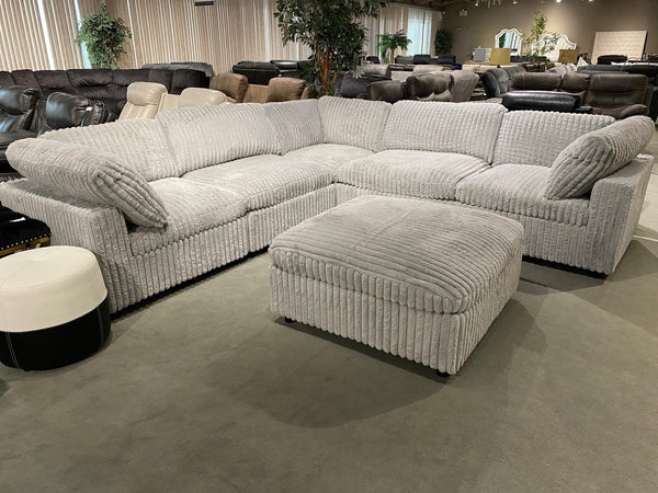 Italian Corduroy Plush Sectional