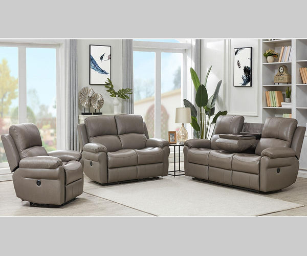 Danica Genuine Leather Electric Recliner set