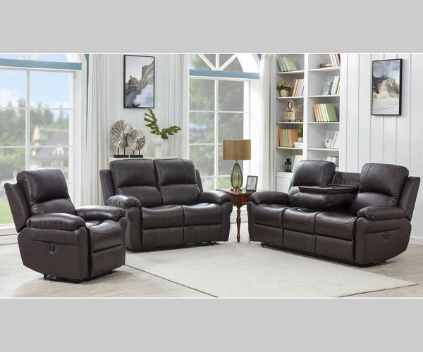 Danica Genuine Leather Electric Recliner set