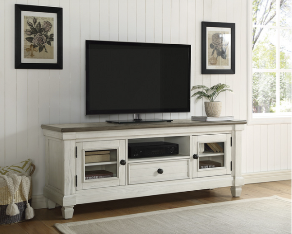 Granby Collection two-tone look Antique finish TV Stand.56270-MZN