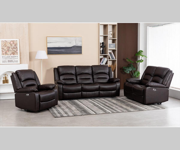 Martini Electric Air Leather Recliner set