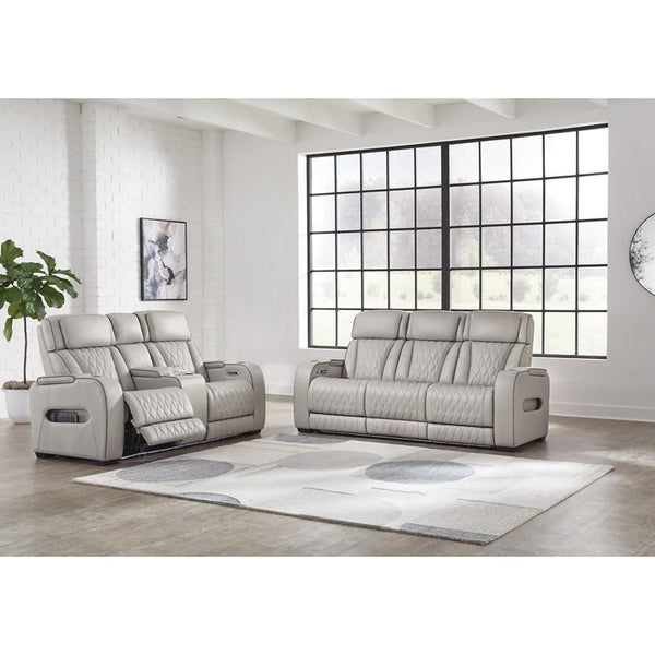 Boyington Power Recliner set with Hot or Cool Cup Holders.