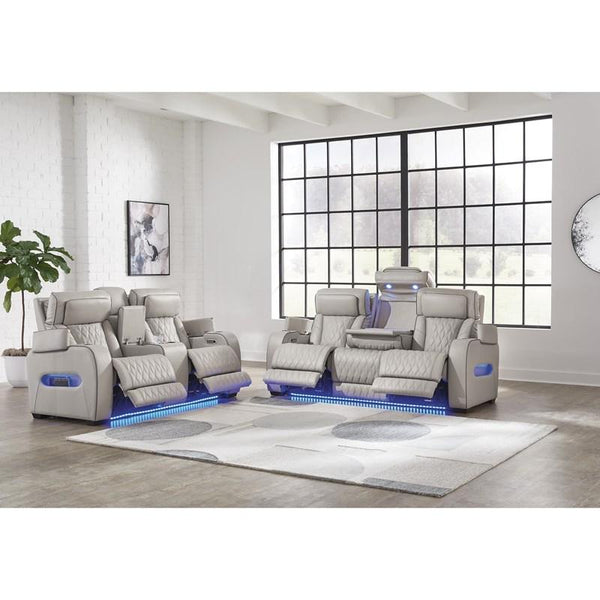 Boyington Power Recliner set with Hot or Cool Cup Holders.