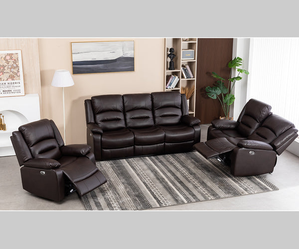 Martini Electric Air Leather Recliner set