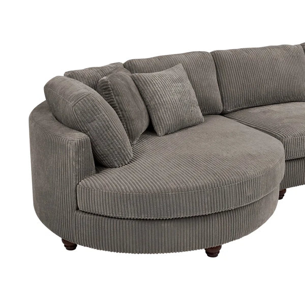 Curved Sectional Sofa . Made to Order