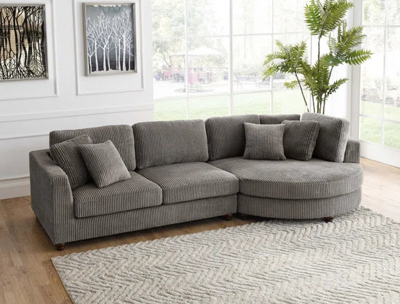 Curved Sectional Sofa . Made to Order