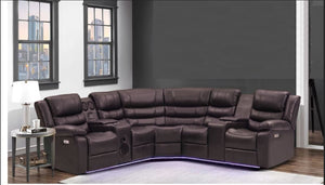 Little Boy power recliner sectional
