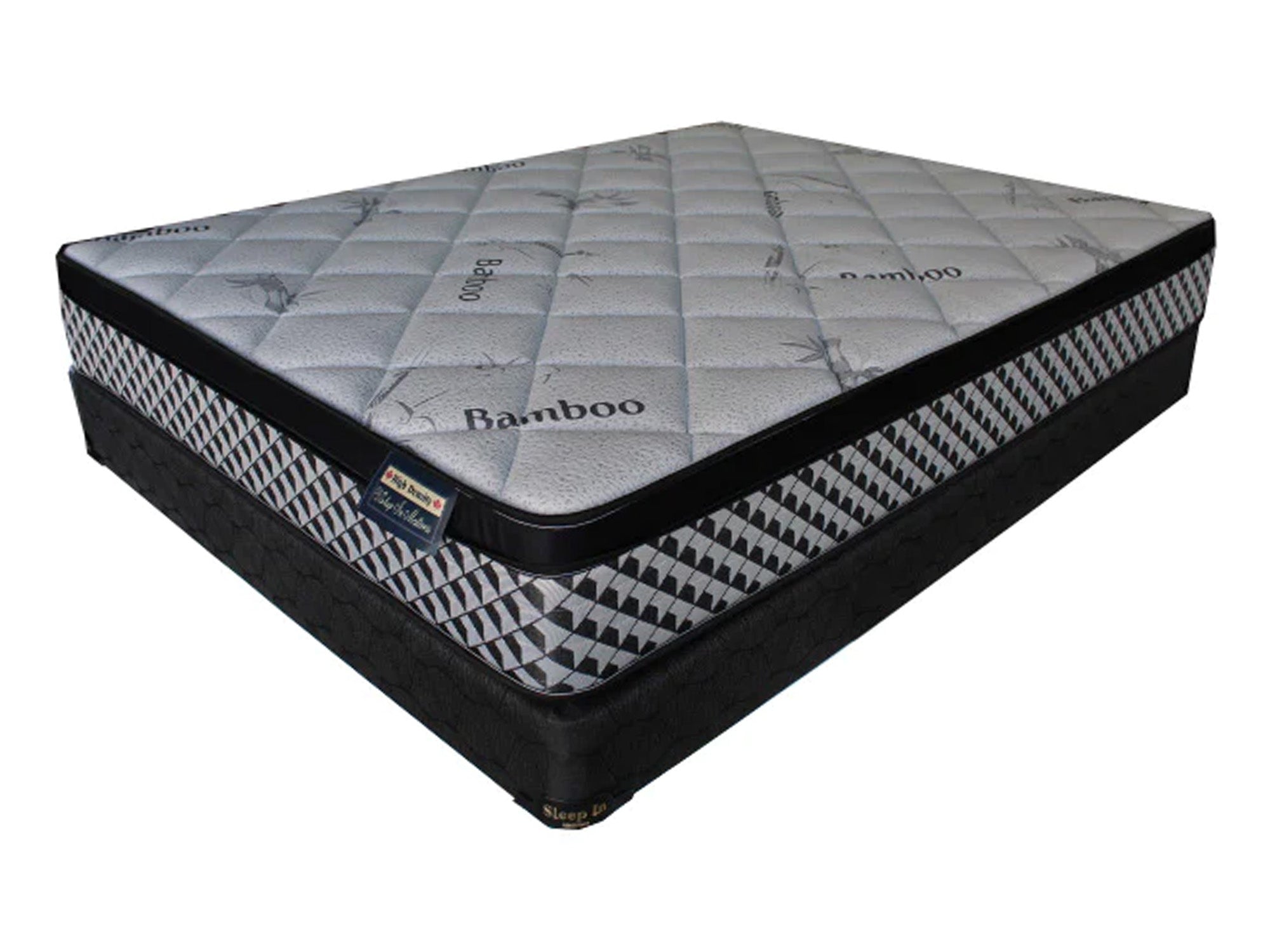 Matelas Euro-top 10 pouces haute densité double face (ferme/moyen)