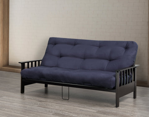 Metal Futon Frame With Espresso Wooden Arms IF 245