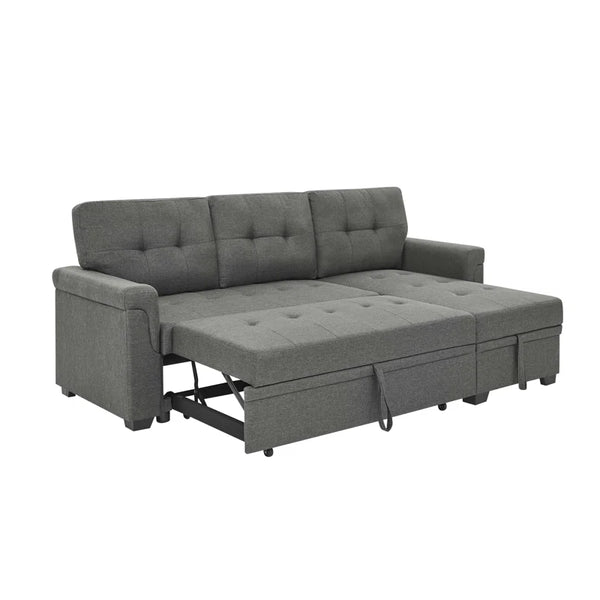 Sectional Sofa bed with storage.