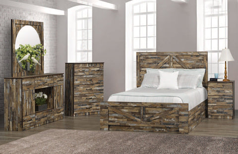 Victoria Plank Custom Bedroom Set .NB-182