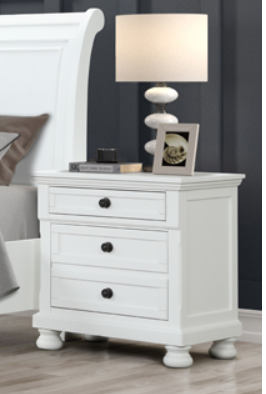 Charley Wooden, Veneers Bedroom Set  Black/White.