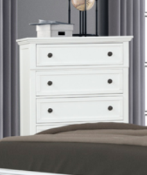 Charley Wooden, Veneers Bedroom Set  Black/White.