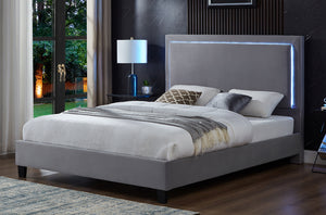 Platform Bed  with Mood Light Headboard T2365