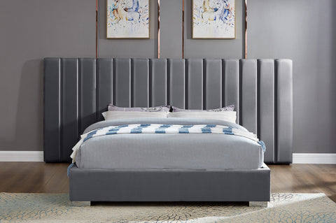 Wide Headboard with Platform Bed T2379