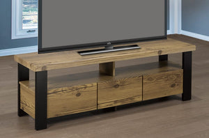 Distressed Wood Finish TV Stand. T788