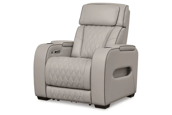 Boyington Power Recliner set with Hot or Cool Cup Holders.