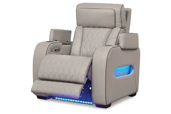 Boyington Power Recliner set with Hot or Cool Cup Holders.