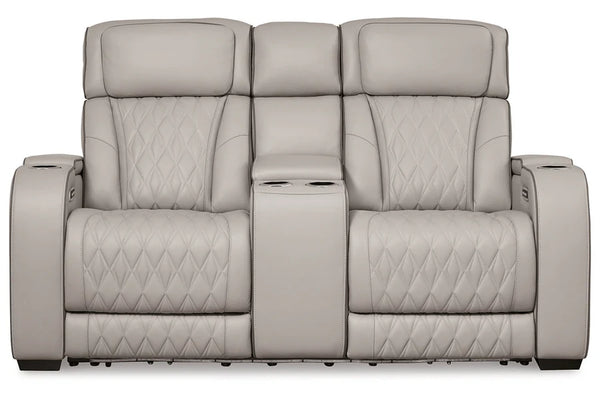 Boyington Power Recliner set with Hot or Cool Cup Holders.