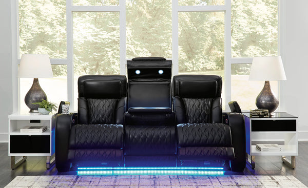 Boyington Power Recliner set with Hot or Cool Cup Holders.