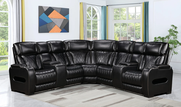Laura Sectional power Recliner set