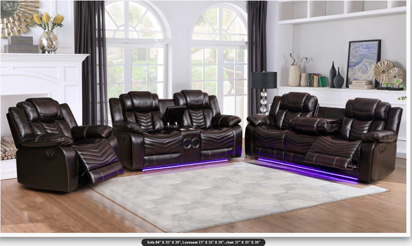 Roger Power Recliner - In Built Bluetooth speakers