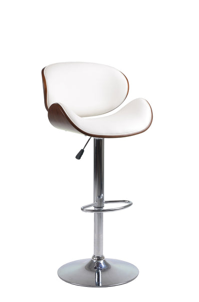 Tabouret de bar pivotant avec assise et dossier incurvés (ensemble de 2 chaises) 7510,11