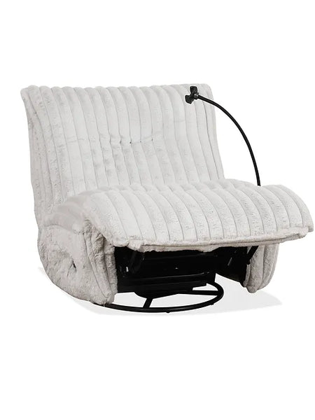 Recliner Chair With Swivel Glider in Corduroy Fabric IF6305