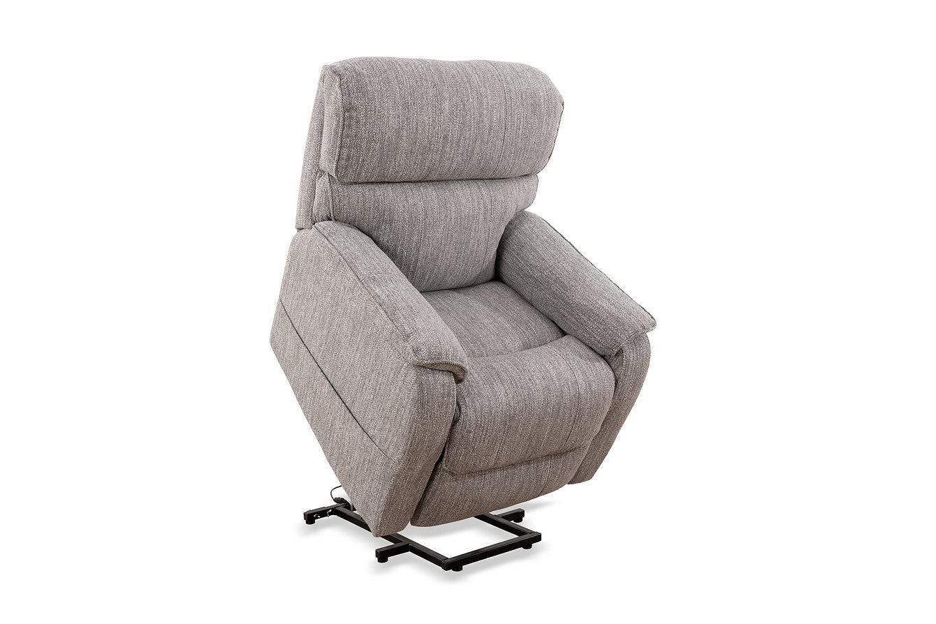 Lift Chair with Recliner in Soft Grey Fabric IF6360