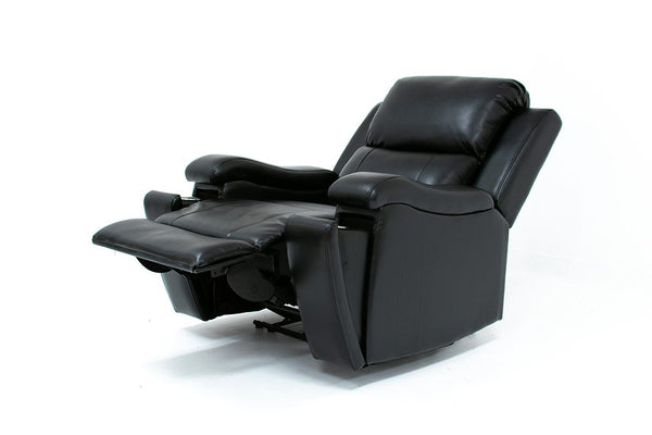 Recliner Set Electric with Black Leather Gel Seat.