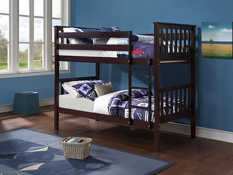 Twin- Twin Convertable Bunk Bed B101