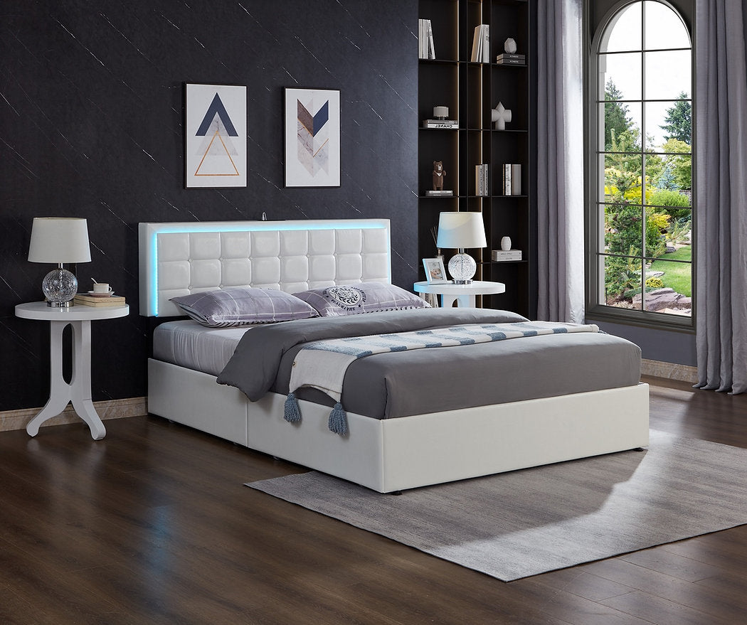 Queen Platform bed with Storage IF5402,5400