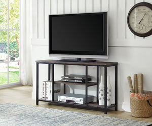 Naked TV Stand in Distressed wooden top and metal legs. IF 5032