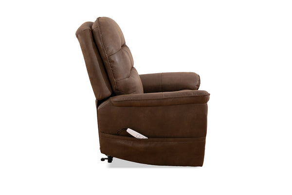 Lift Chair with Recliners In Soft Brown Fabric.IF6365