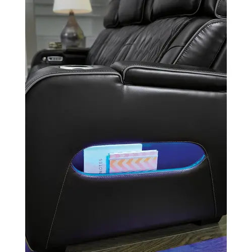 Boyington Power Recliner set with Hot or Cool Cup Holders.