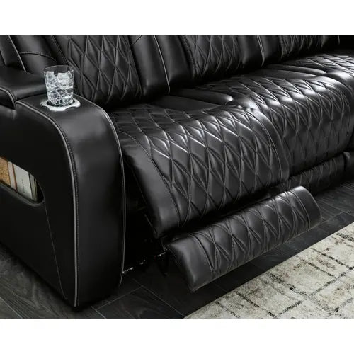 Boyington Power Recliner set with Hot or Cool Cup Holders.