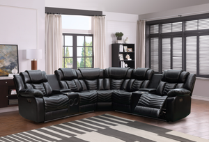 Reese sectional power recliner