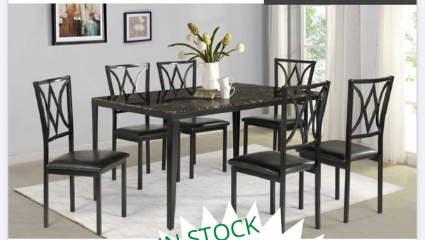 5 OR 7 PCS SET DINING TABLE
